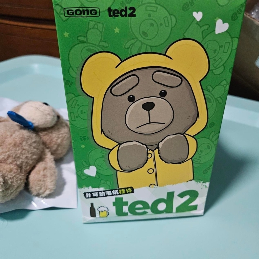 Ted 2 Necktye Bear Keychain - Picture 3 of 5